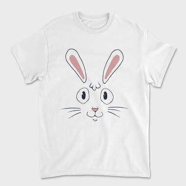 Easter Rabbit Face, Tricou Barbati (Unisex)