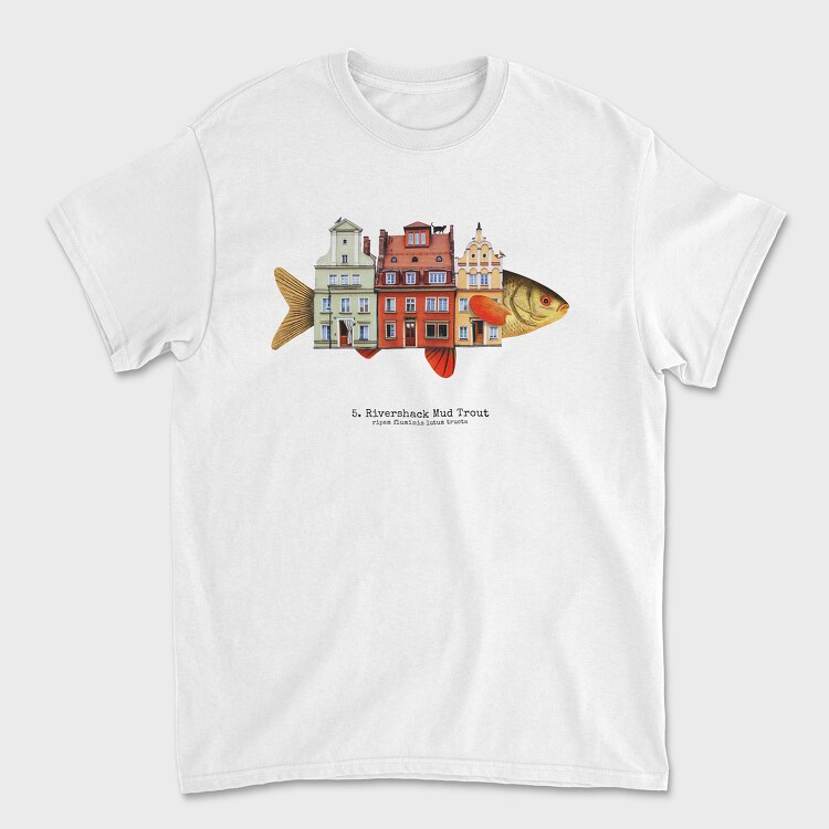 House Animal Fish, Tricou Barbati (Unisex)