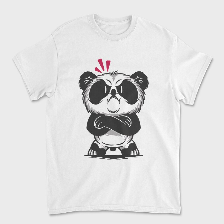 Angry Panda, Tricou Barbati (Unisex)