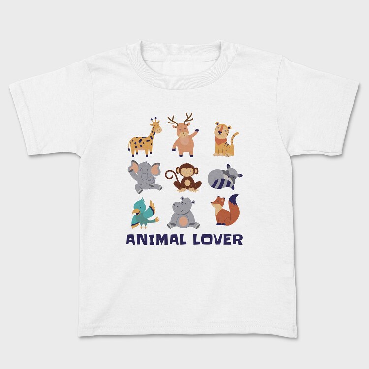 Animal Lover Cartoons, Tricou Copii