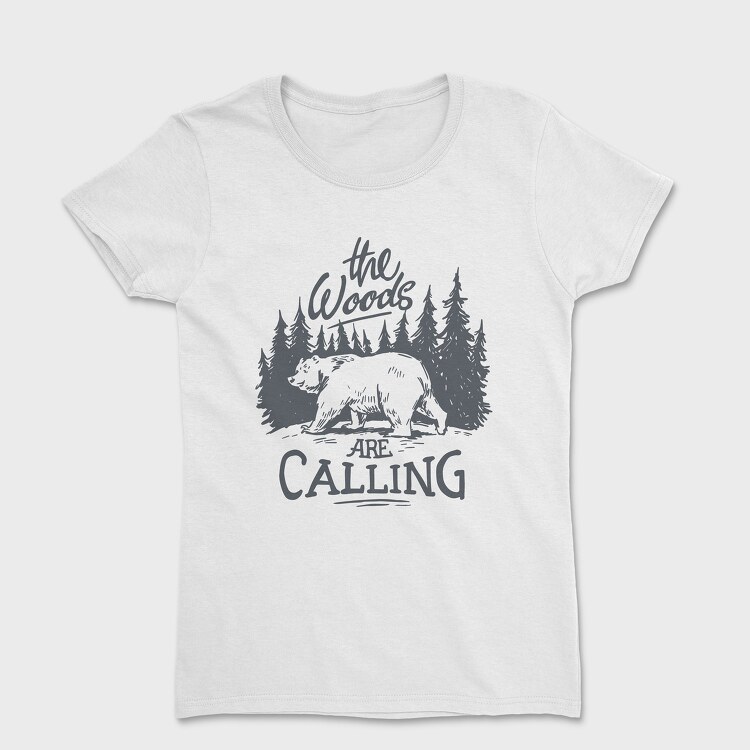 The Woods Are Calling Bear, Tricou Femei