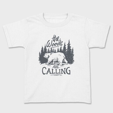 The Woods Are Calling Bear, Tricou Copii