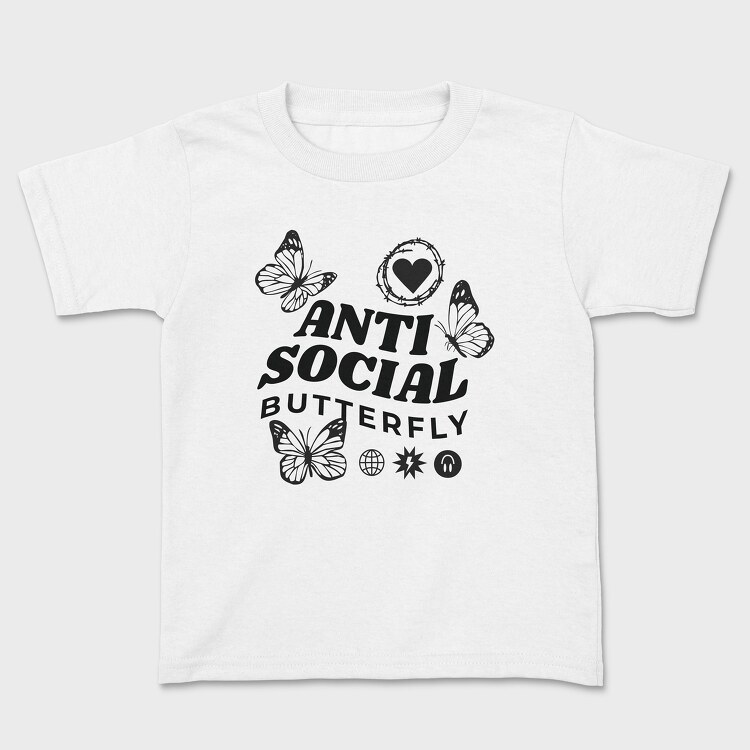 Anti Social Butterfly, Tricou Copii