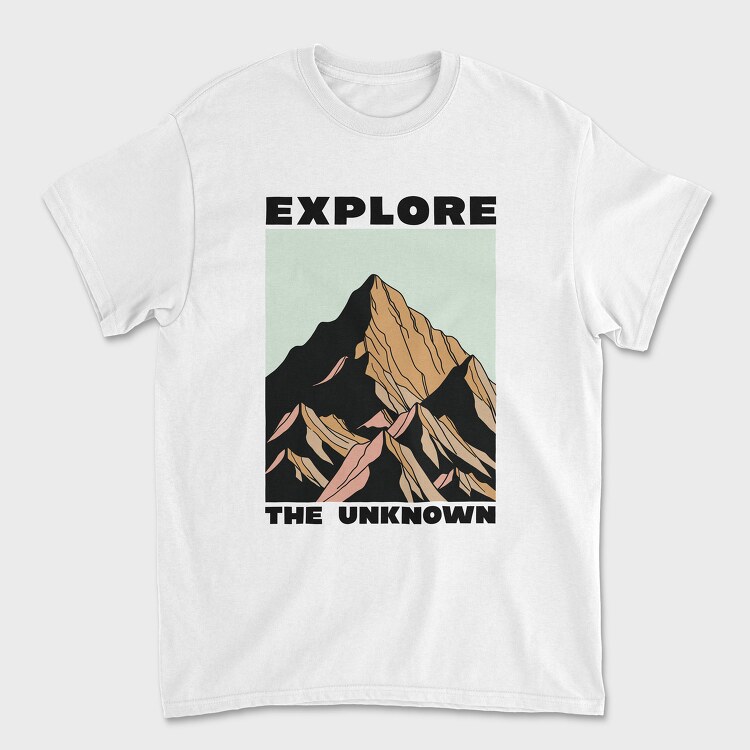 Explore the Unknown, Tricou Barbati (Unisex)