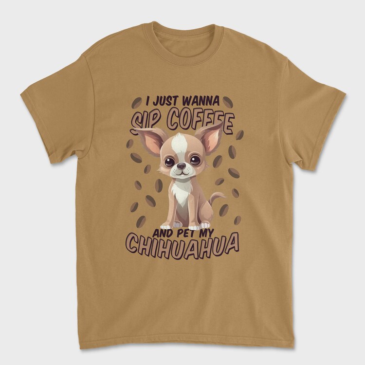 Chihuahua Coffee, Tricou Barbati (Unisex)