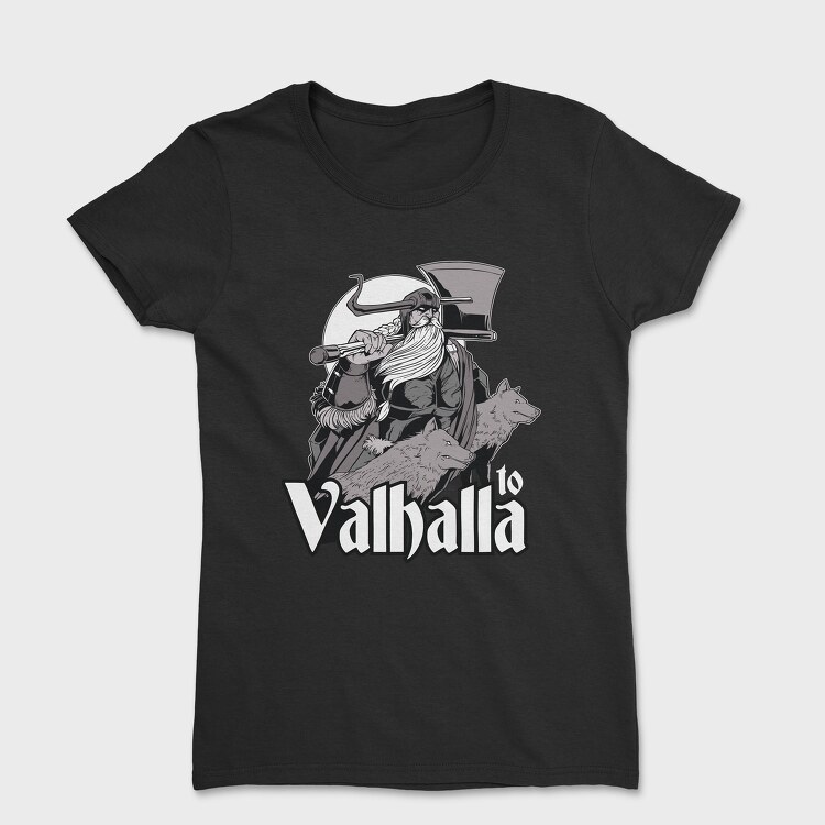 To Valhala Odin Wolves, Tricou Femei