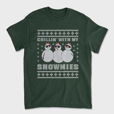 Chillin With My Snowmies, Tricou Barbati (Unisex)