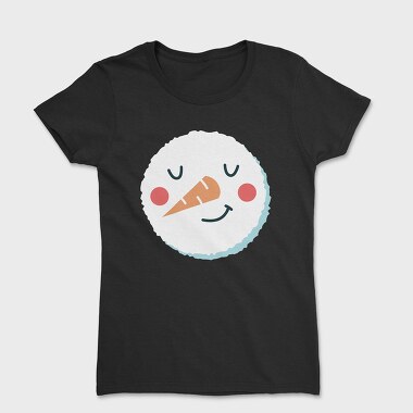 Christmas Snowman Faces 10, Tricou Femei