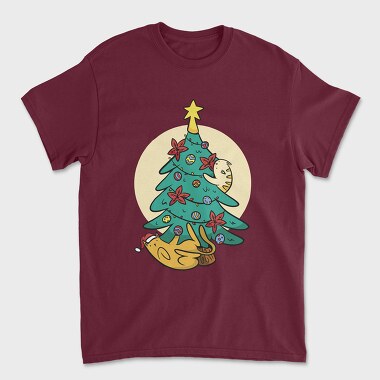 Christmas Tree Cats, Tricou Barbati (Unisex)