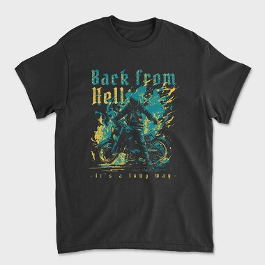 Back From Hell Motorbike, Tricou Barbati (Unisex)