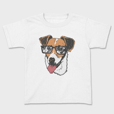 Jack Russell Terrier Sunglasses, Tricou Copii