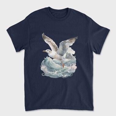 Flying Seagull 1, Tricou Barbati (Unisex)