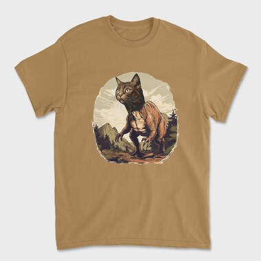 Tyrannosaurus Cat, Tricou Barbati (Unisex)