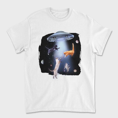 Ufo Cats, Tricou Barbati (Unisex)