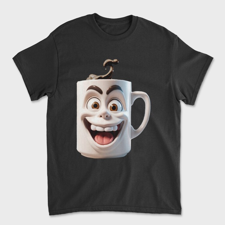 Coffe Crazy Screaming, Tricou Barbati (Unisex)