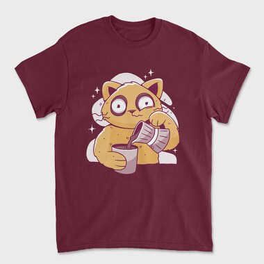 Coffee Cat, Tricou Barbati (Unisex)