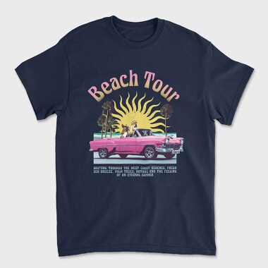 Beach Tour, Tricou Barbati (Unisex)