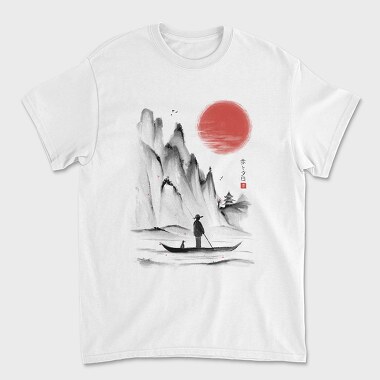 Japanese Traditional Landscape, Tricou Barbati (Unisex)