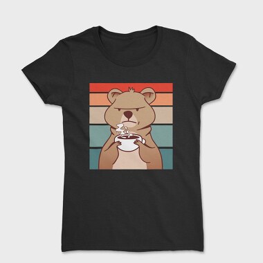 Coffee Grumpy Quokka, Tricou Femei