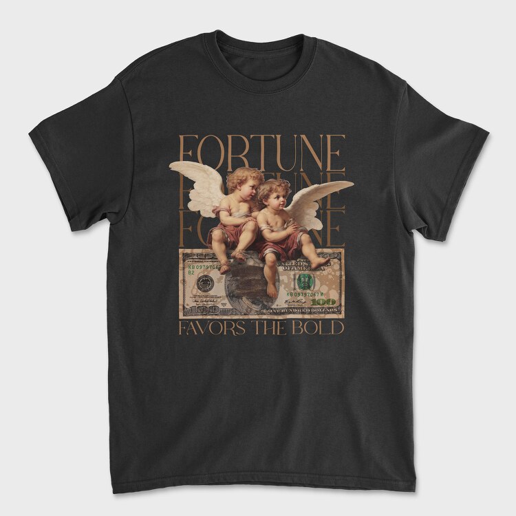 Fortune Favors, Tricou Barbati (Unisex)