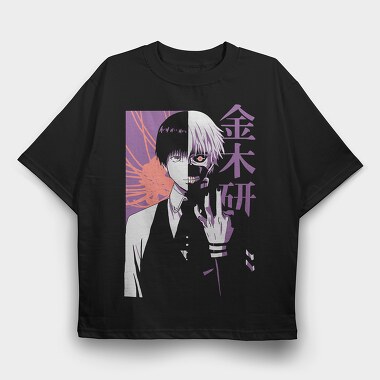 Tokio Ghoul 3, Tricou Oversize Barbati (Unisex)