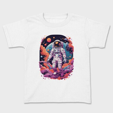 Colorful Astronaut Space, Tricou Copii