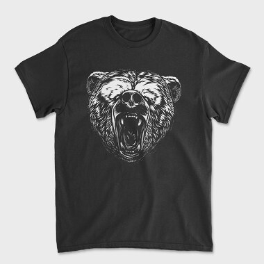 Bear White, Tricou Barbati (Unisex)