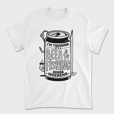 Beer and Fishing, Tricou Barbati (Unisex)