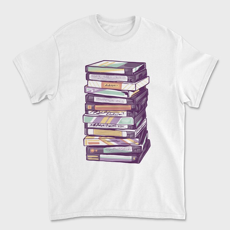 Vhs Tower, Tricou Barbati (Unisex)