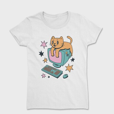 Computer Cat, Tricou Femei