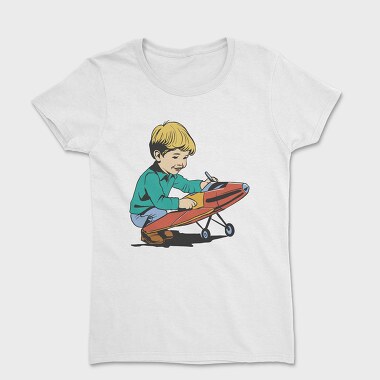 Kid Plane Vintage, Tricou Femei