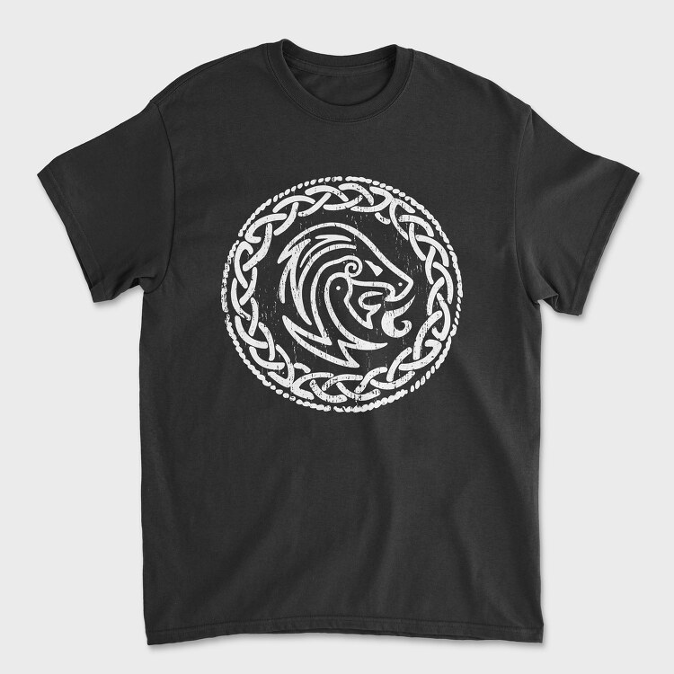 Viking Dragon Monochrome, Tricou Barbati (Unisex)