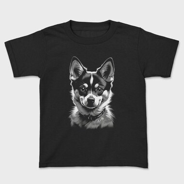 Kleekai Dog Monochrome, Tricou Copii