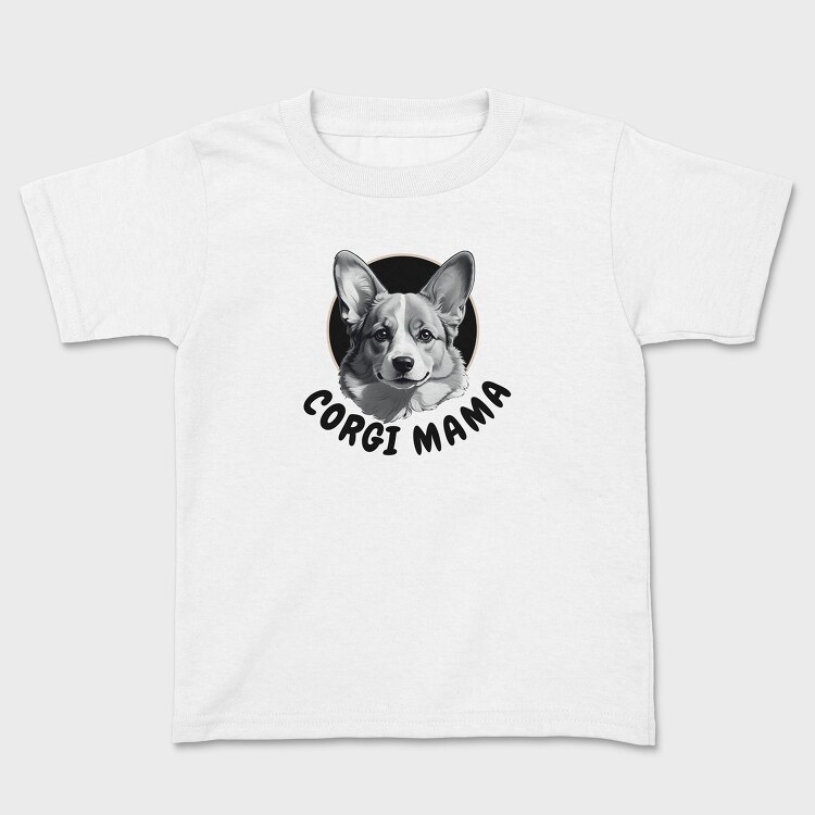 Corgi Mama, Tricou Copii