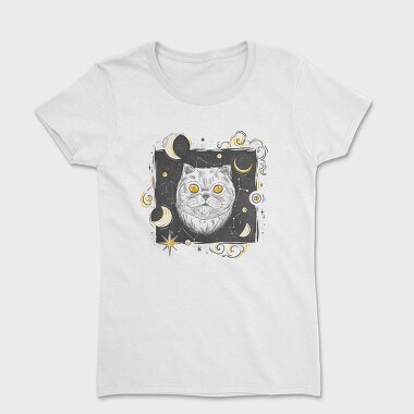 Cosmic White Cat, Tricou Femei