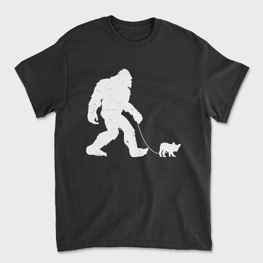 Bigfoot French Bulldog, Tricou Barbati (Unisex)