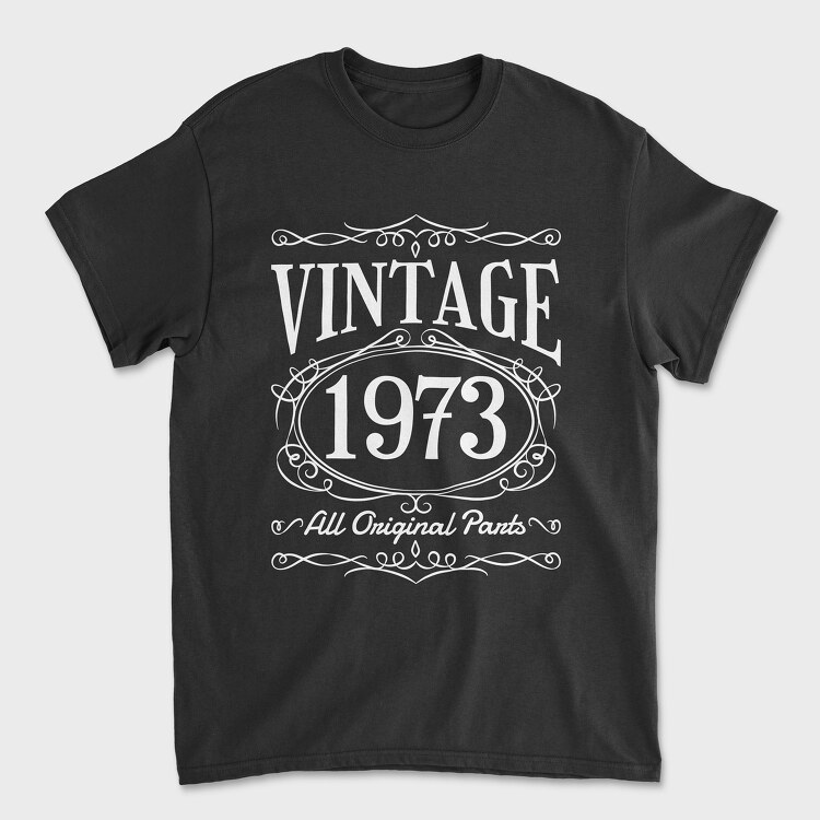 Vintage Birthday, Tricou Barbati (Unisex)