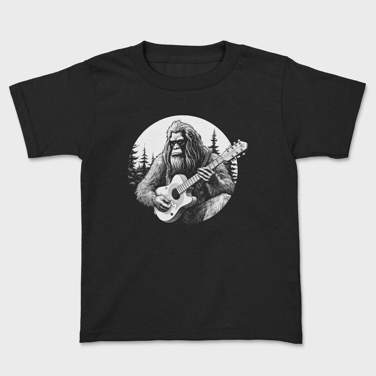 Bigfoot Playing Guitar, Tricou Copii