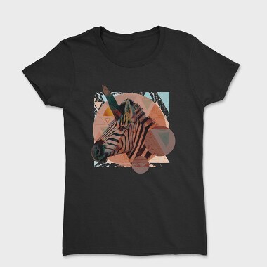 Geometric Zebra, Tricou Femei