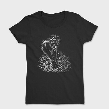 Patched Flamingo Portrait, Tricou Femei