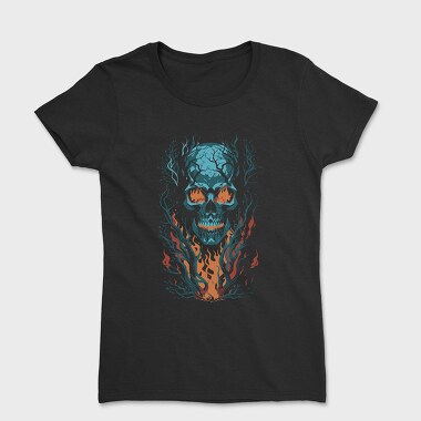 Skull Flames, Tricou Femei