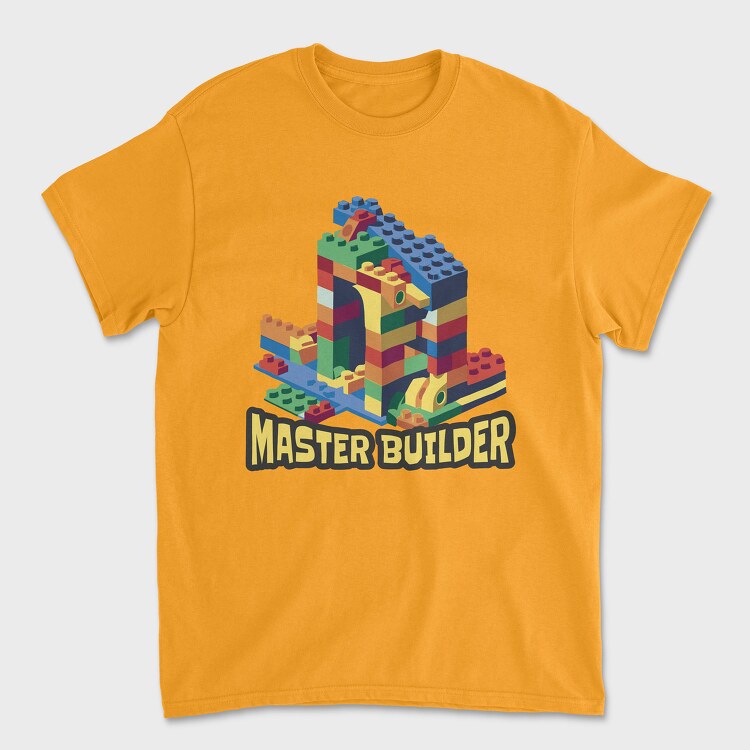 Blocks Builder Master, Tricou Barbati (Unisex)