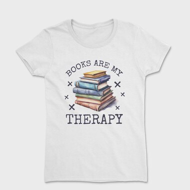 Books Are My Therapy, Tricou Femei