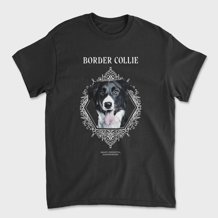 Border Collie, Tricou Barbati (Unisex)