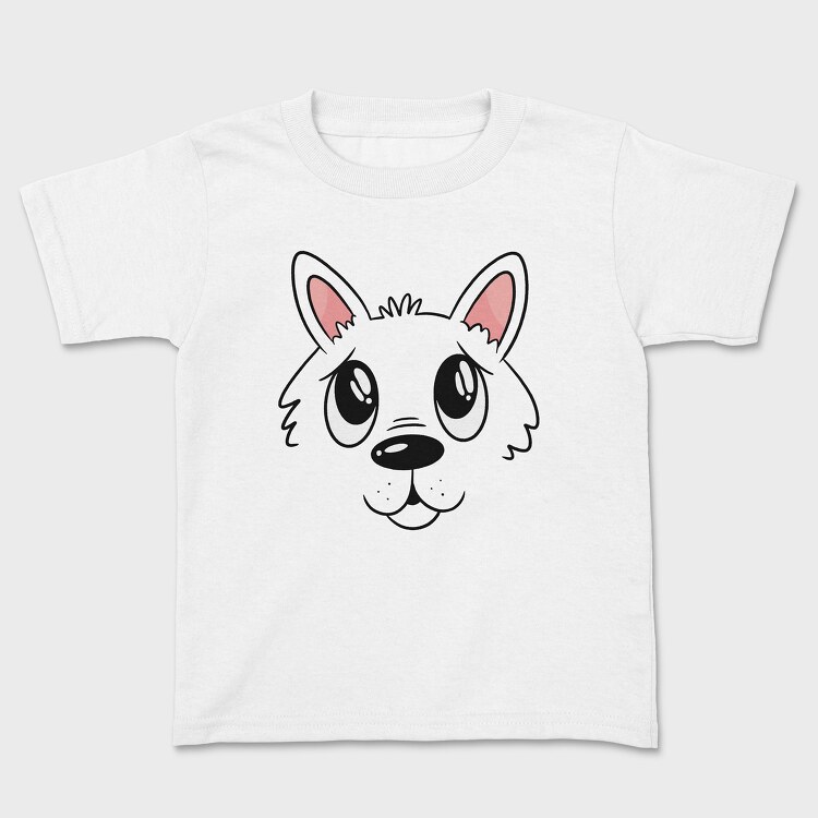 Cute Puppy Face, Tricou Copii