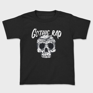 Gothic Rap Skull, Tricou Copii