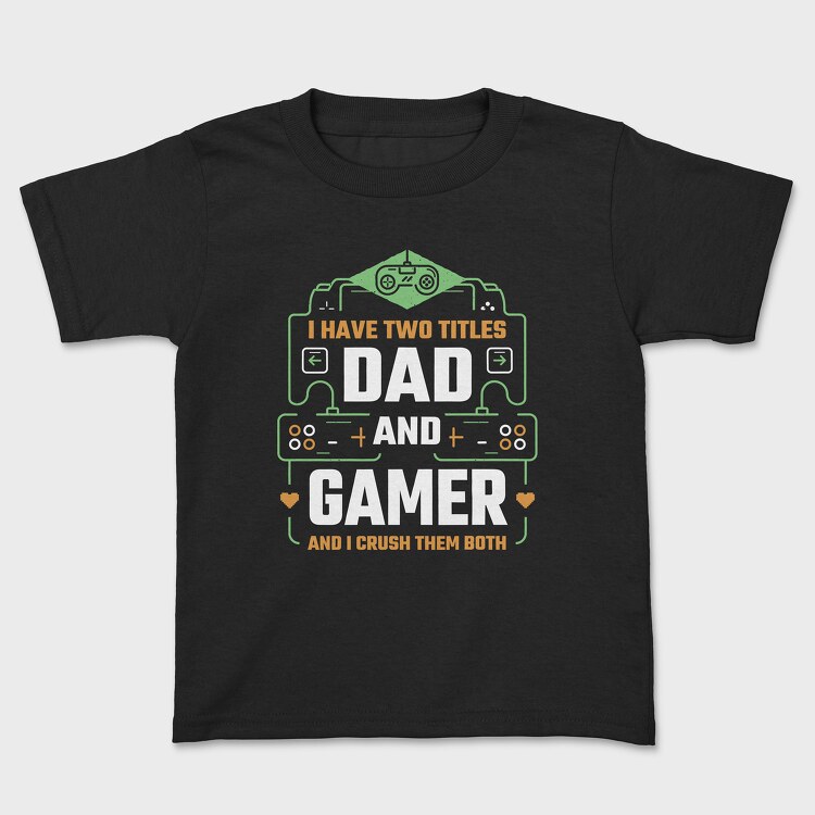 Dad Gamer, Tricou Copii