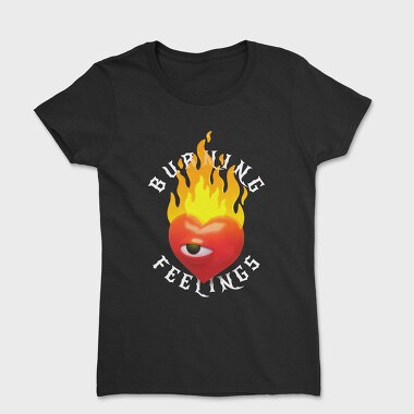 Burning Feelings Heart, Tricou Femei