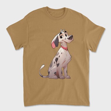 Dalmata Dog Cartoon, Tricou Barbati (Unisex)