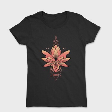 Lotus Flower Fire Gradient, Tricou Femei